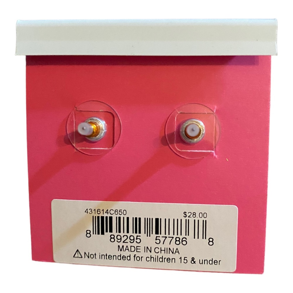 Betsey Johnson Mismatched Earrings Back to School Notebook & Pencil Post Set NWT - Picture 3 of 3